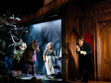 Produktionsfoto: Die Gänsemagd