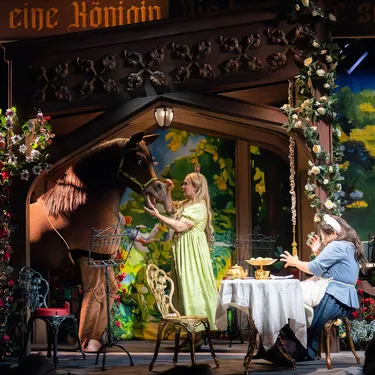 Produktionsfoto: Die Gänsemagd