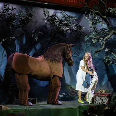 Produktionsfoto: Die Gänsemagd