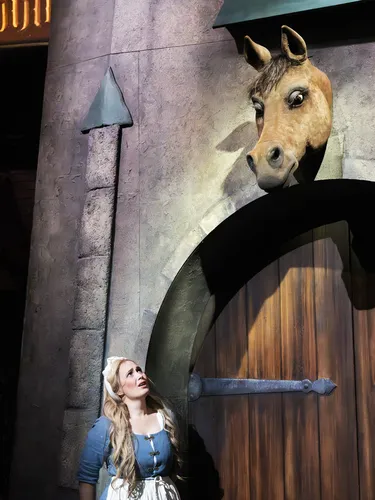 Produktionsfoto: Die Gänsemagd