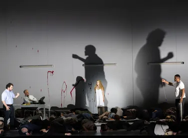 Produktionsfoto: Das Paradies und die Peri