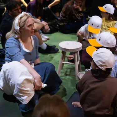 Produktionsfoto: Die Gänsemagd