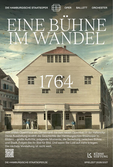 1764 ließ der Theaterprinzipal Konrad Ernst Ackermann vom Baumeister David Fischer das „Comödienhaus“ am Gänsemarkt errichten.