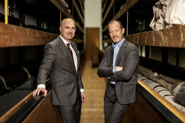 Nicolas Hartmann (links), Lloyd Riggins (rechts) 