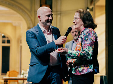 Impression der Abonnent:innenpräsentation 26/27