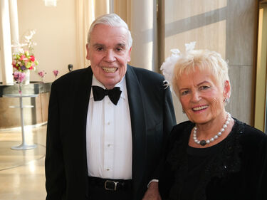 Klaus-Michael Kühne und seine Frau Christine