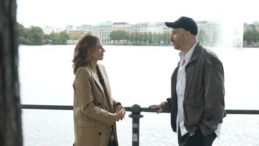 Katty Salié (Moderatorin der Sendung ZDF-Aspekte) und Tobias Kratzer