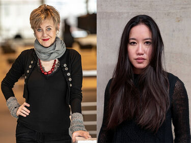 Porträts: Iris ter Schiphorst und Claudia Chan